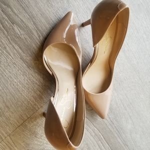 Jessica Simpson Nude Heels Size 8